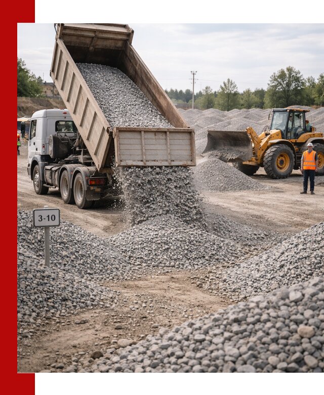 Гранитный щебень фракции 3–10: доставка и продажа в Лесне