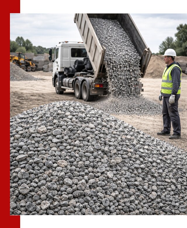 Доставка и продажа гранитного щебня фракции 5-20 в Лесне