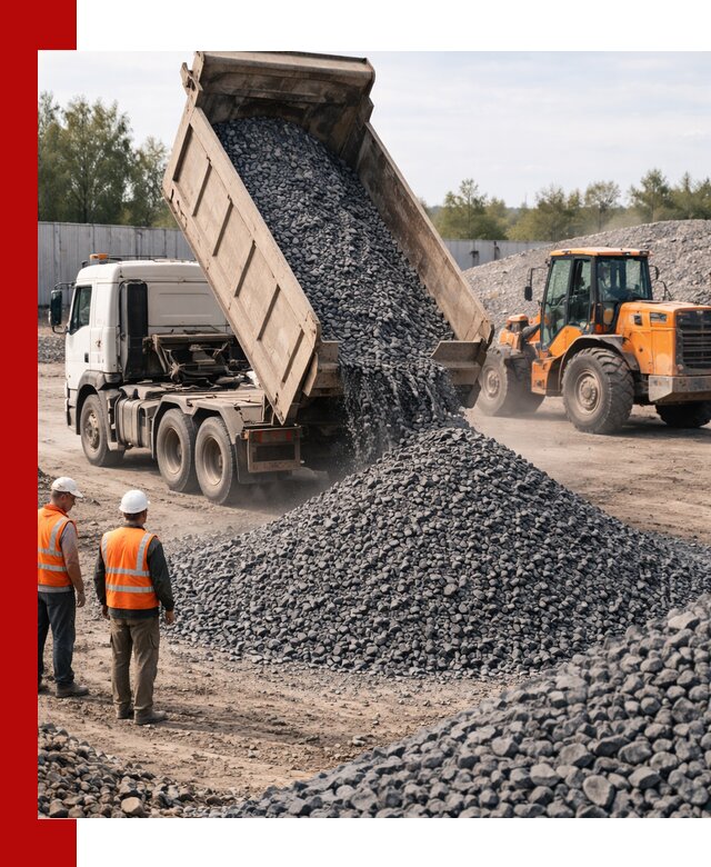 Доставка и продажа щебня габбро-диабаза в Лесне