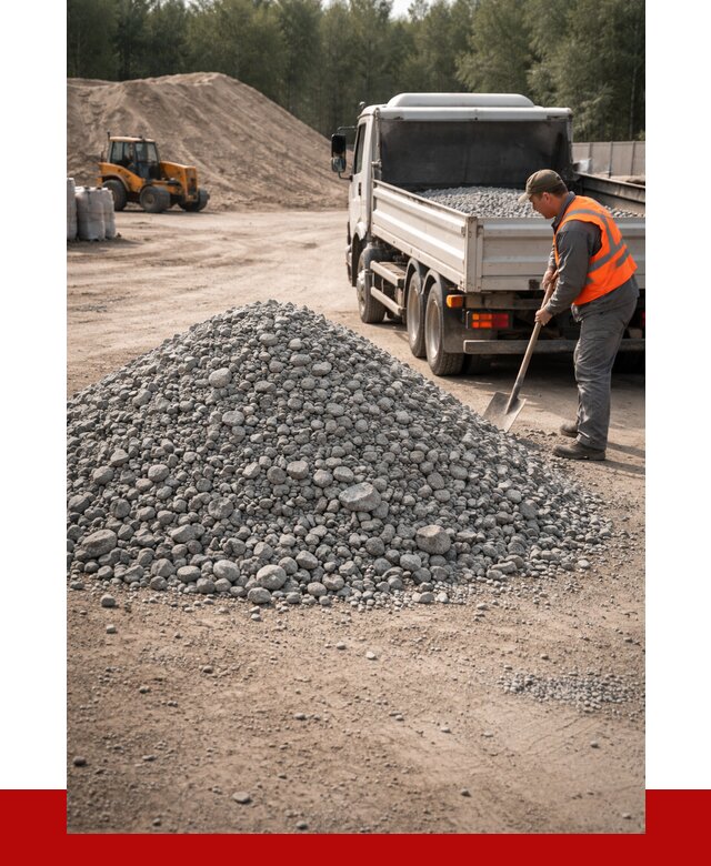 Гравийный щебень фракция 5-10 в Лесне от 2287 р. | ПРОНЕРУДЛсн