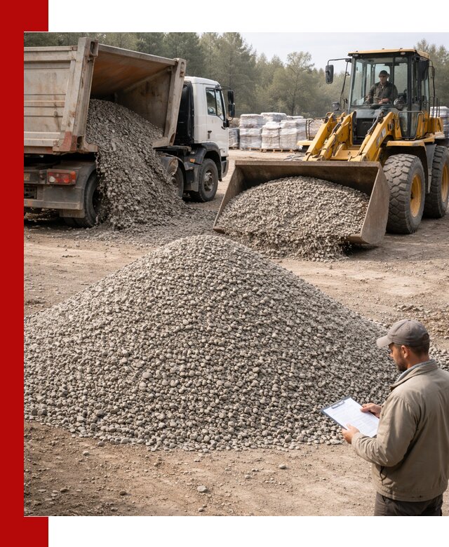Гравийный щебень фракция 5–10 с доставкой в Лесне