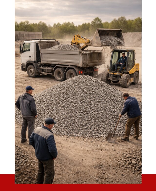 Гравийный щебень фракция 5-20 в Лесне от 2495 р. ПРОНЕРУДЛсн