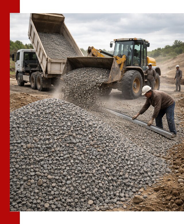 Гравийный щебень фракция 5-20 с доставкой в Лесне