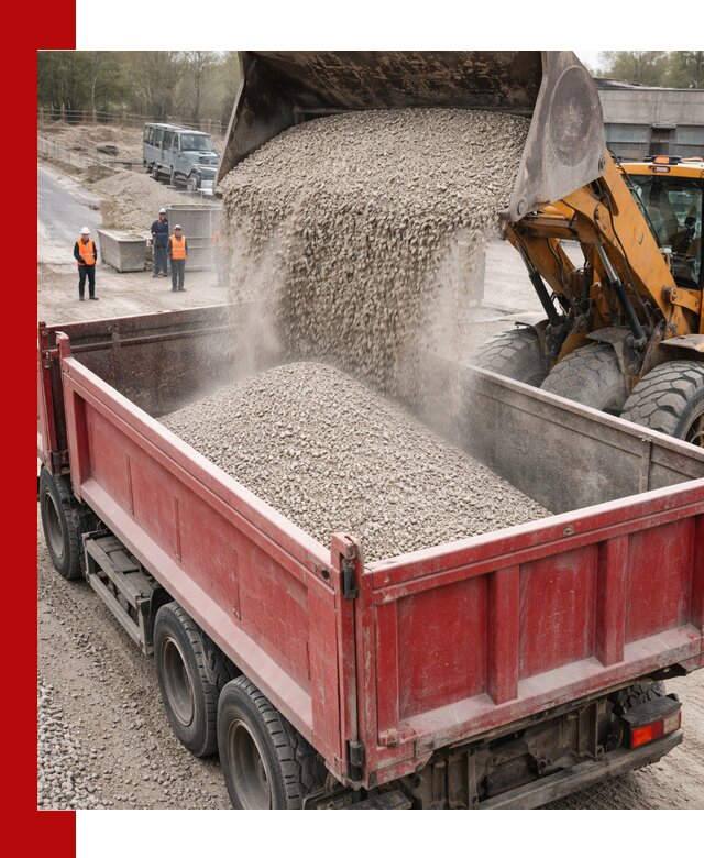 Купить известняковый щебень фракции 0-5 с доставкой в Лесне