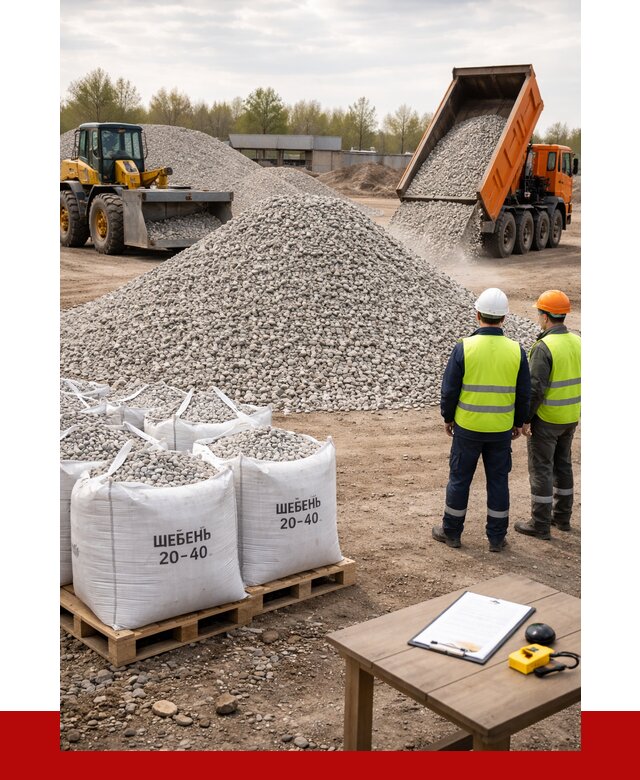 Известняковый щебень 20-40 в Лесне от 2183 р. ПРОНЕРУДЛсн