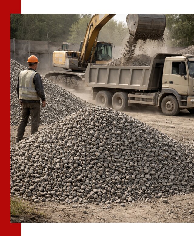 Шлаковый щебень фракция 5-20 с доставкой в Лесне