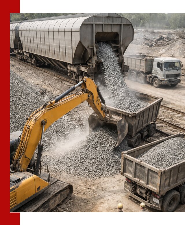 Доставка железнодорожного щебня в Лесне крупными партиями быстрого отгруза