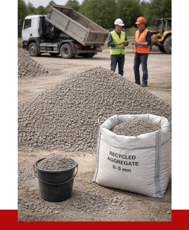 Вторичный щебень фракция 0-5 в Лесне от 1663 р. ПРОНЕРУДЛсн