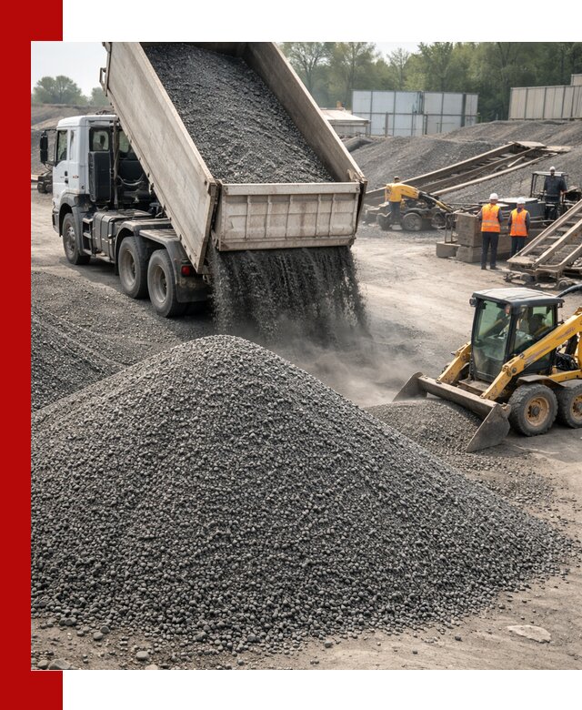 Вторичный щебень фракция 0–5 с доставкой в Лесне