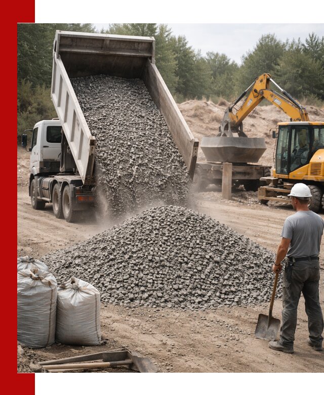 Доставка и продажа бетонного щебня в Лесне