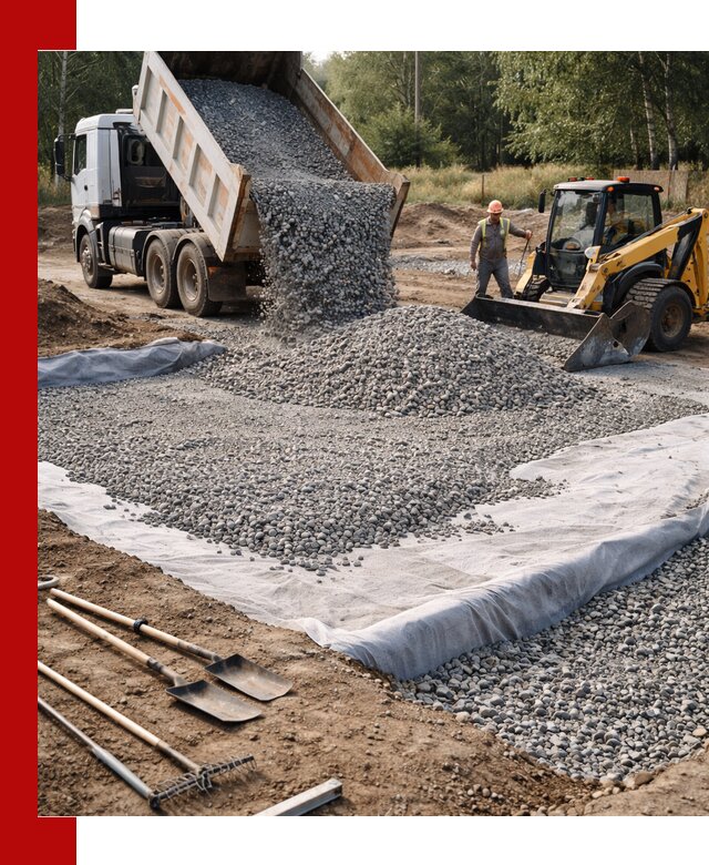 Щебень для фундамента с доставкой в Лесне