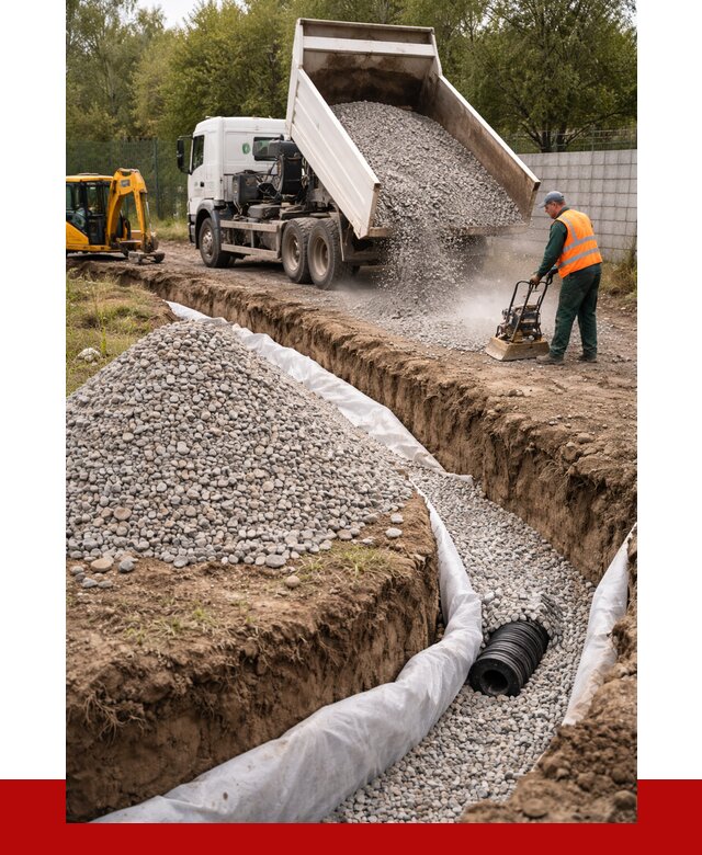 Щебень для дренажа в Лесне от 1923 р., ПРОНЕРУДЛсн доставка