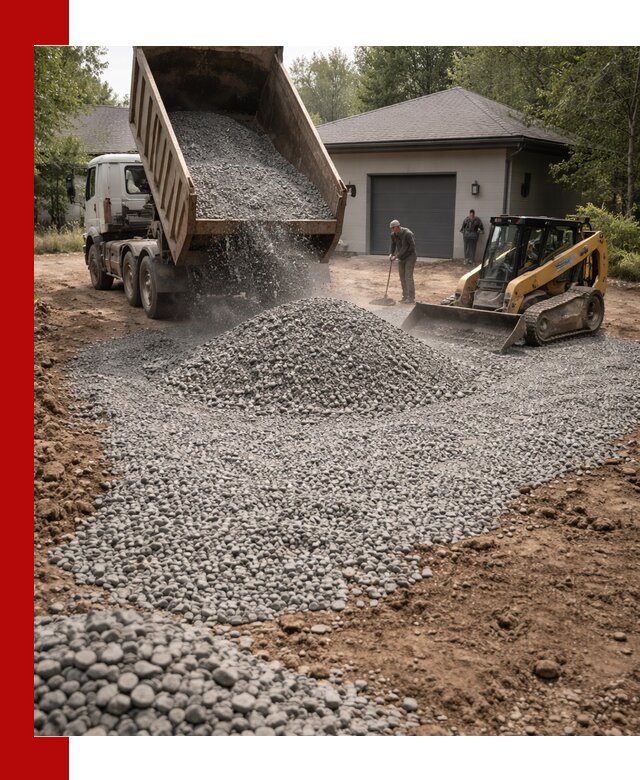 Щебень для парковки в Лесне: доставка и укладка качественного материала