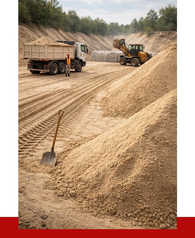 Карьерный песок мелкозернистый в Лесне от 9356 р. | ПРОНЕРУДЛсн