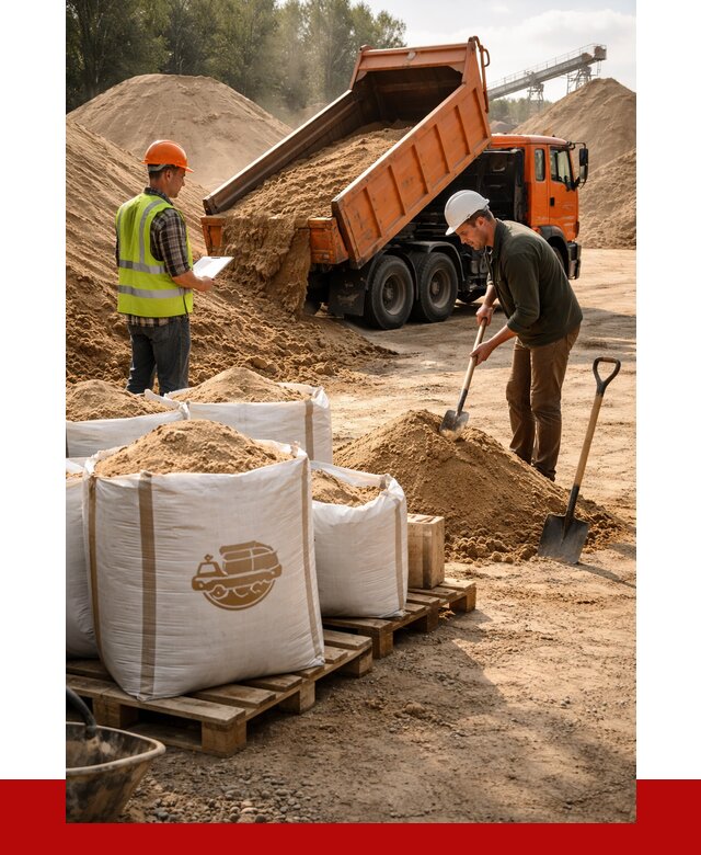 Строительный песок в Лесне от 2287 р. с доставкой, ПРОНЕРУДЛсн