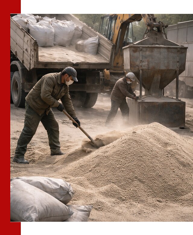 Кварцевый песок для пескоструя в Лесне — доставка и качество