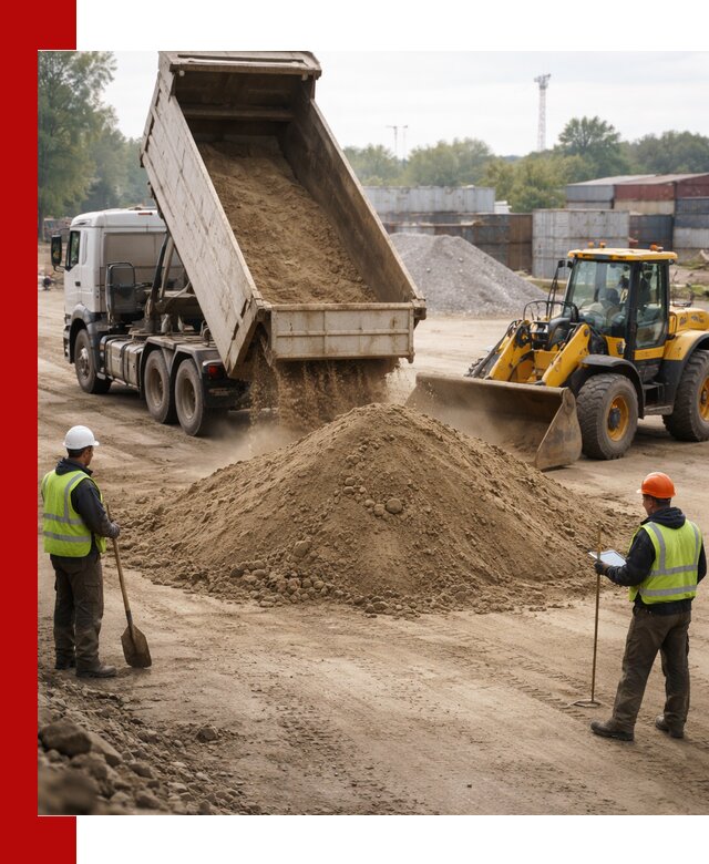 Доставка и продажа пескогрунта оптом и в розницу в Лесне