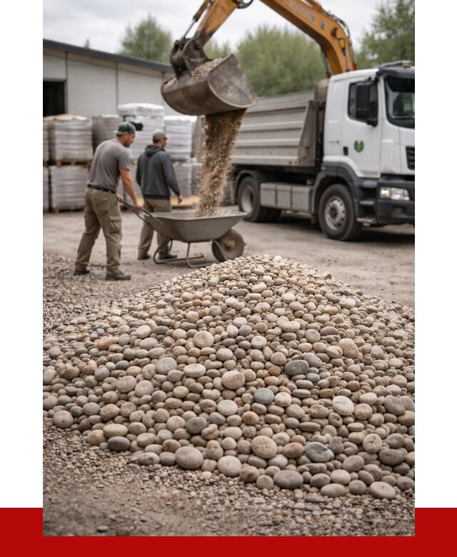 Галька декоративная в Лесне от 3326 р. за куб | ПРОНЕРУДЛсн