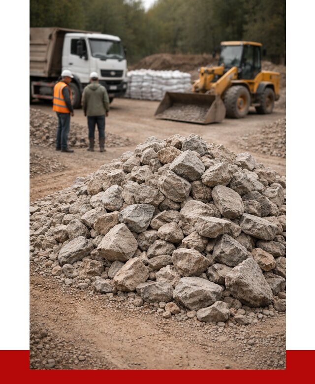 Купить бутовый камень с доставкой в Лесне от 2391 р. | ПРОНЕРУДЛсн