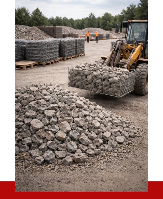 Камень для габионов фракция 70-150 в Лесне от 4366 р. | ПРОНЕРУДЛсн