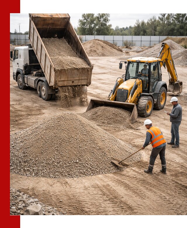 Поставка и доставка ПГС С4 в мешках и самосвалах в Лесне