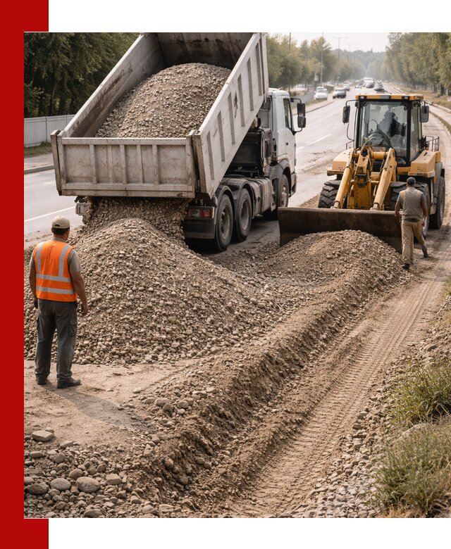 Опгс для устройства дорог и подсыпки в Лесне