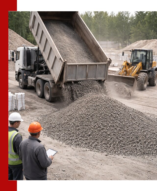 Доставка и продажа гранитного отсева 0-10 в Лесне