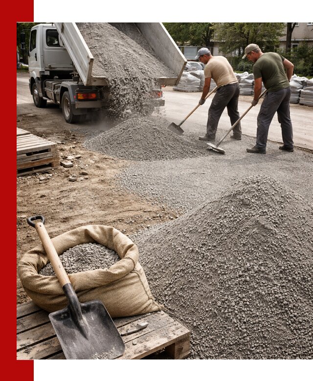 Отсев для тротуарной плитки в Лесне — доставка и укладка