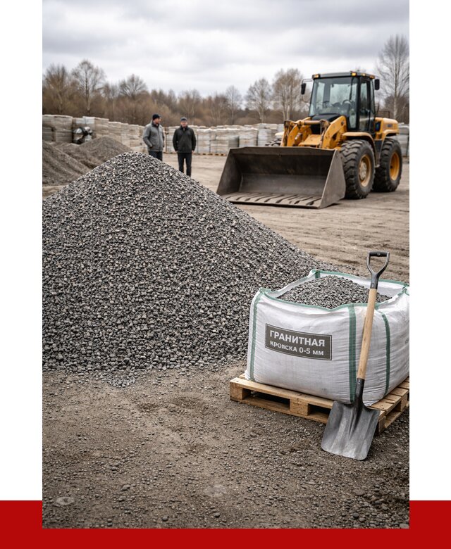 Купить гранитную крошку в Лесне от 4990 р. с доставкой | ПРОНЕРУДЛсн