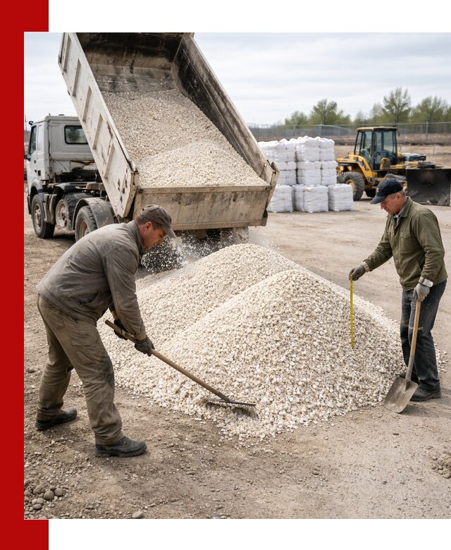 Мраморная крошка с доставкой и разгрузкой в Лесне