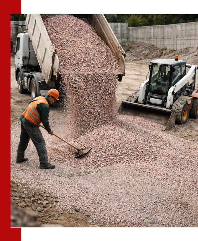 Крошка розовый гранит с доставкой в Лесне от производителя