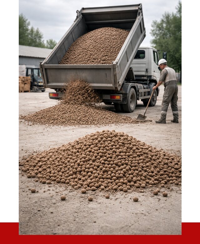 Керамзит с доставкой в Лесне от 4366 р. за м3 | ПРОНЕРУДЛсн