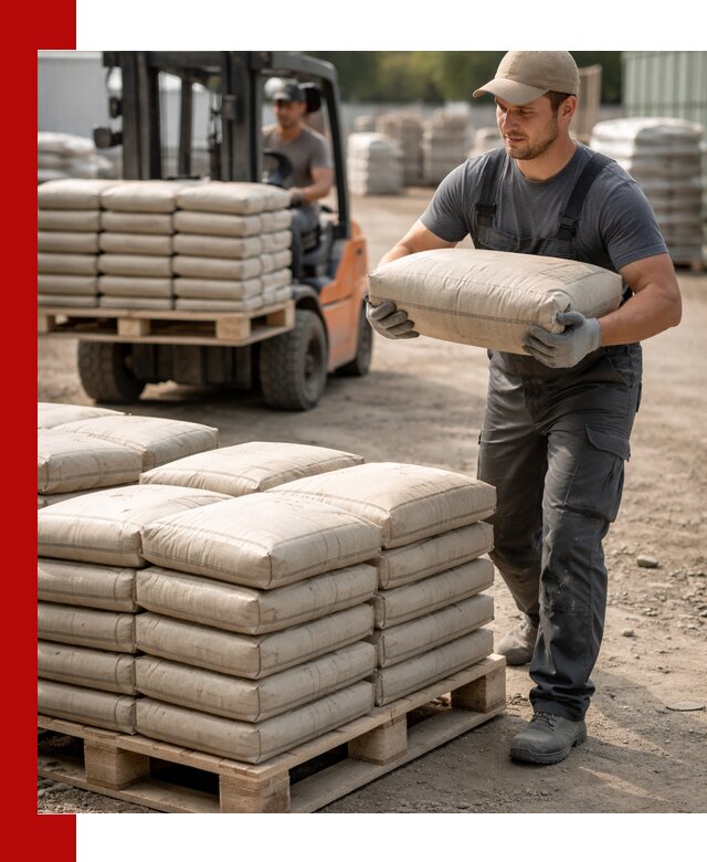 Доставка цемента в мешках оптом и в розницу в Лесне