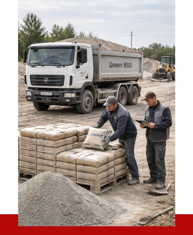 Купить цемент м500 с доставкой в Лесне от 5405 р. | ПРОНЕРУДЛсн