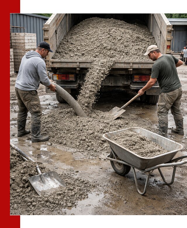 Цементно-песчаная смесь М150 доставка в Лесне