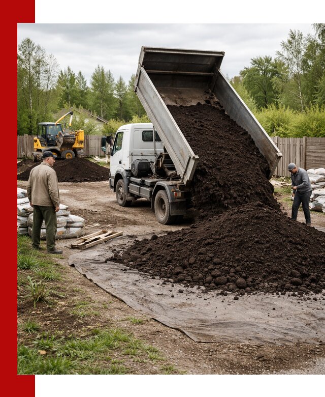 Доставка качественного почвогрунта в Лесне оптом и в розницу