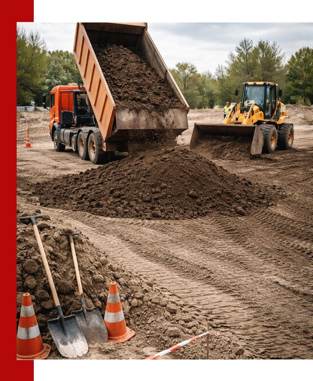 Поставка и доставка планировочного грунта в Лесне