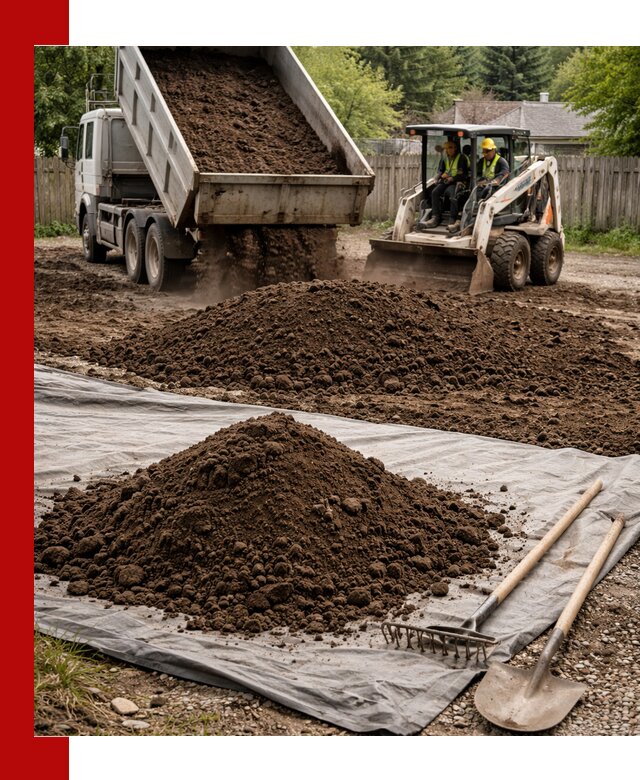 Грунт для отсыпки участка с доставкой в Лесне