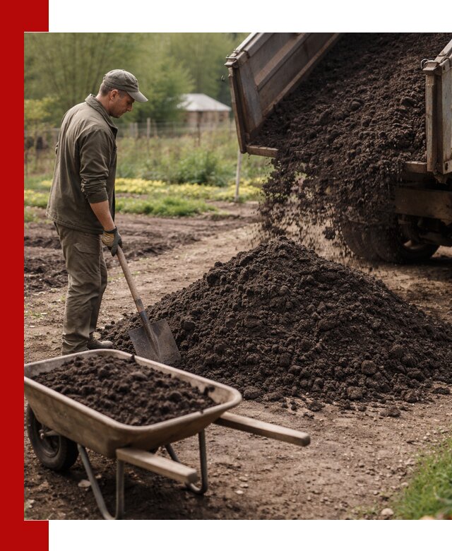 Доставка качественной земли для огорода в Лесне
