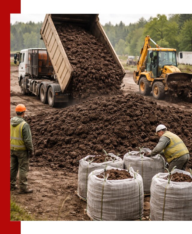 Доставка нейтрального торфа в Лесне оптом и в розницу