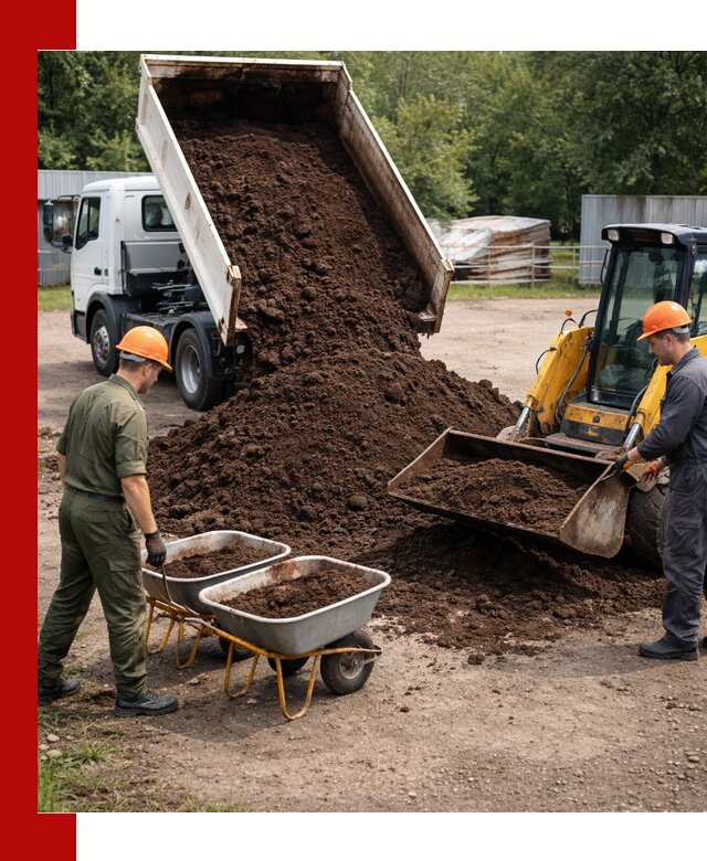 Доставка торфо-земляной смеси в Лесне для огорода и ландшафта