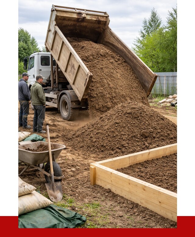 Торфо песчаная смесь в Лесне с доставкой от 1923 р. | ПРОНЕРУДЛсн