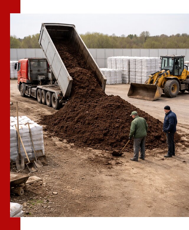 Доставка торфяных смесей оптом и в розницу в Лесне