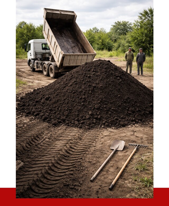 Купить чернозем навалом в Лесне от 1247 р. за куб | ПРОНЕРУДЛсн