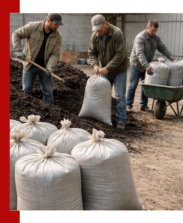 Купить чернозем в мешках с доставкой в Лесне