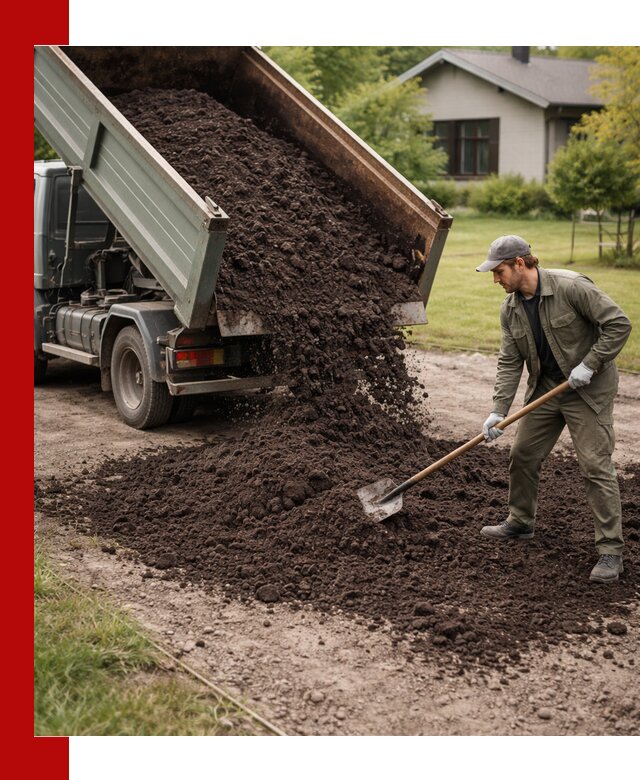 Чернозем для газона с доставкой в Лесне быстро и качественно