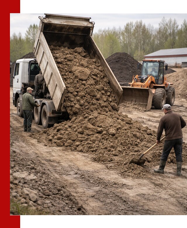 Доставка глин и суглинков в Лесне оптом и вкрай