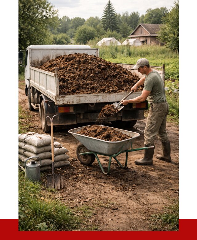 Купить коровий навоз с доставкой в Лесне от 1871 р. | ПРОНЕРУДЛсн