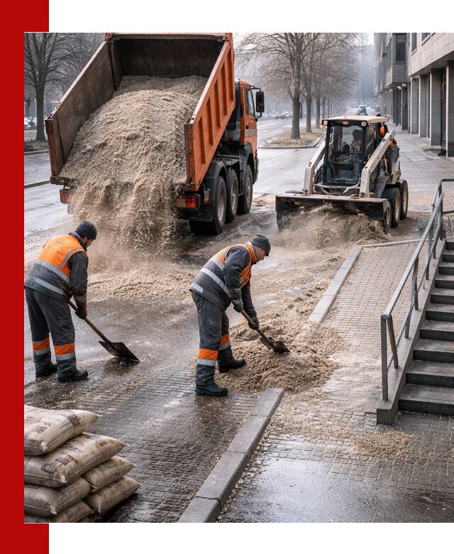 Поставка противогололедных материалов в Лесне