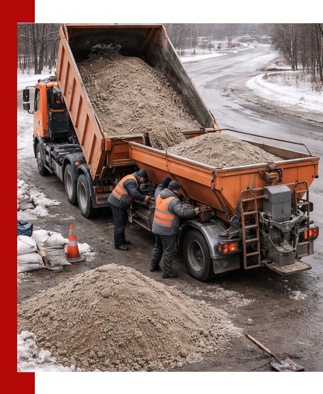 Поставка и вывоз пескосоля в Лесне оптом и в розницу